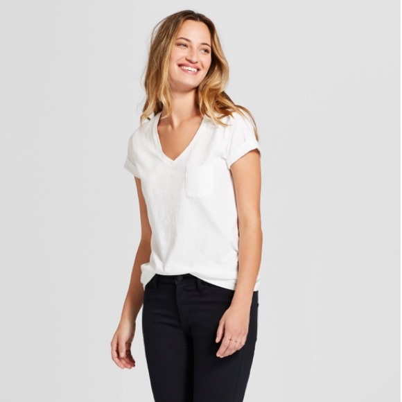 target v neck tee